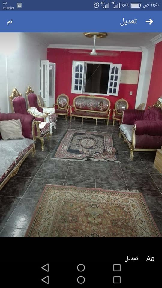 فرصة لن تعوض شقة سوبر لوكس للبيع او للايجار المفروش بالثلاثيني الرئيسي بفيصل بالجيزة