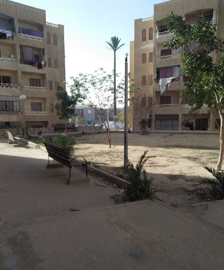 شقه مفروش إيجار بالحي  ال11مج2اسكان شباب بها غاز مياه