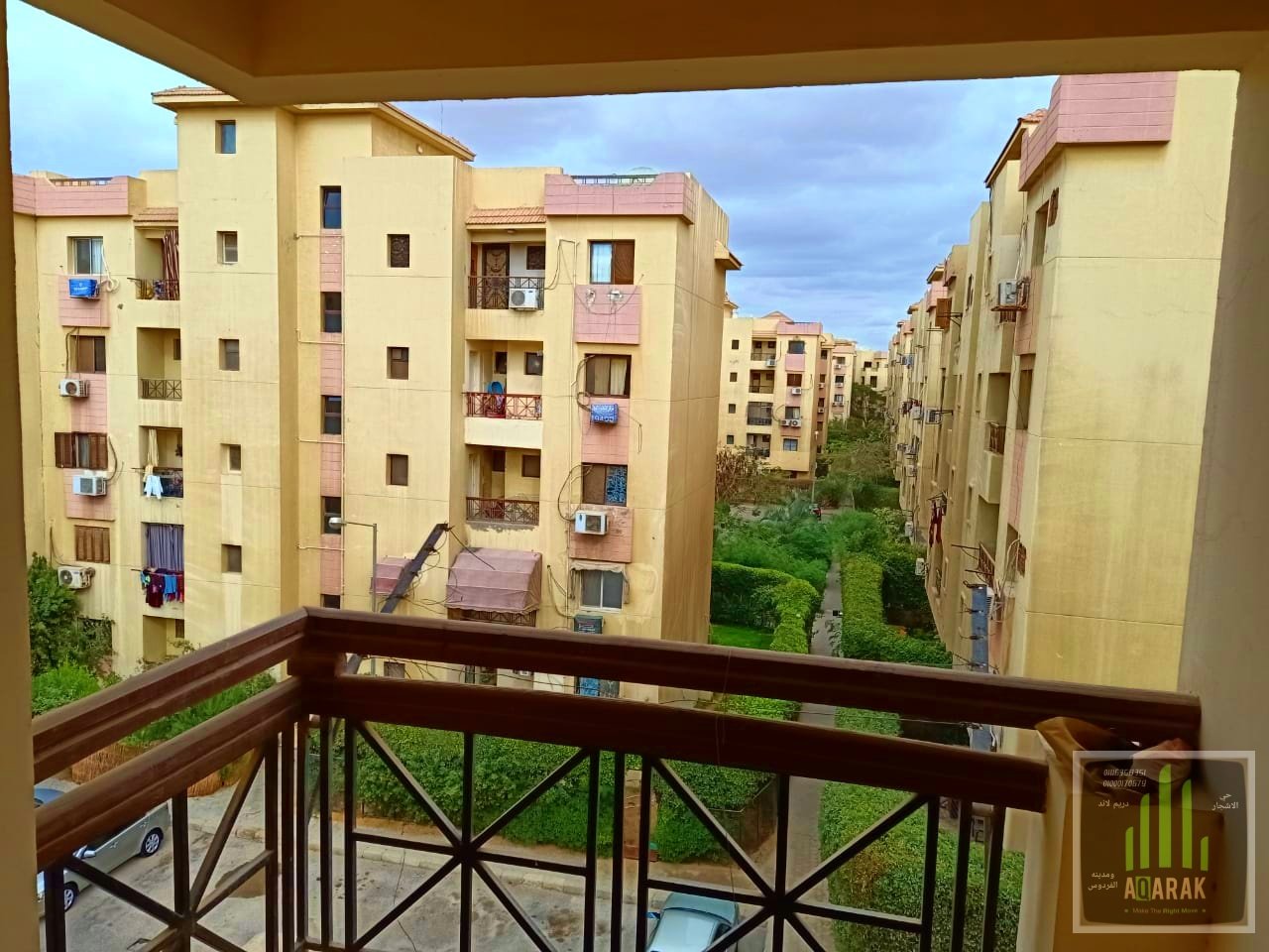 شقه   بكمبوند حي الاشجار ١٦٠ م موقع مميز