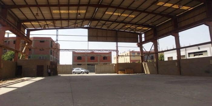 مصنع للبيع بمنطقة ابو رواش 75 فدان خلف القرية الذكية