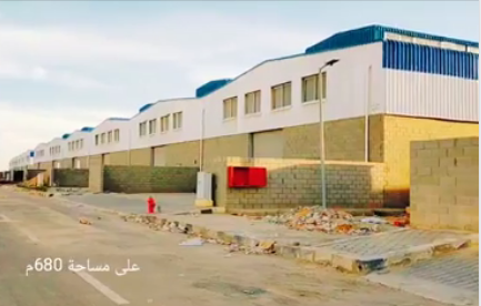مصنع هندسي للايجار ب 25 الف 680م