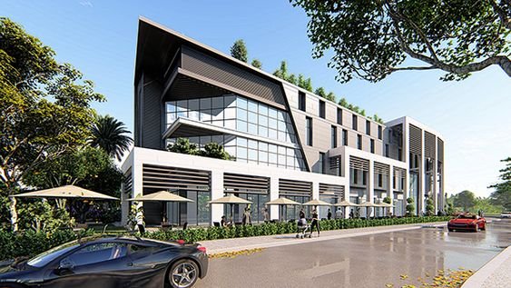 دور إداري للإيجار 900م بالتجمع الخامس بأرقي مبني واجهه زجاجية فخمة رخصة إداري