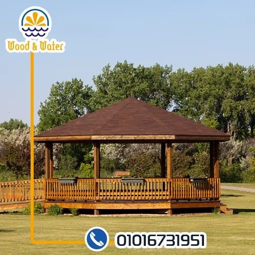 برجولات خشبيه بخصم ١٠% لفتره محدوده