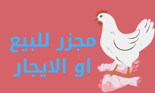 مجزر نصف الى للبيع او الايجار