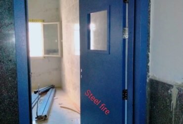 FIRE rated door Steel fire and frame الابواب المعدنيه