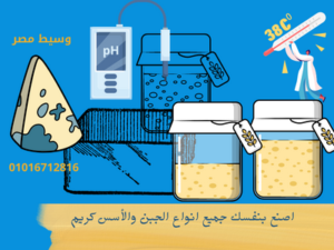 الادوات والمواد اللازمة لصناعة الالبان